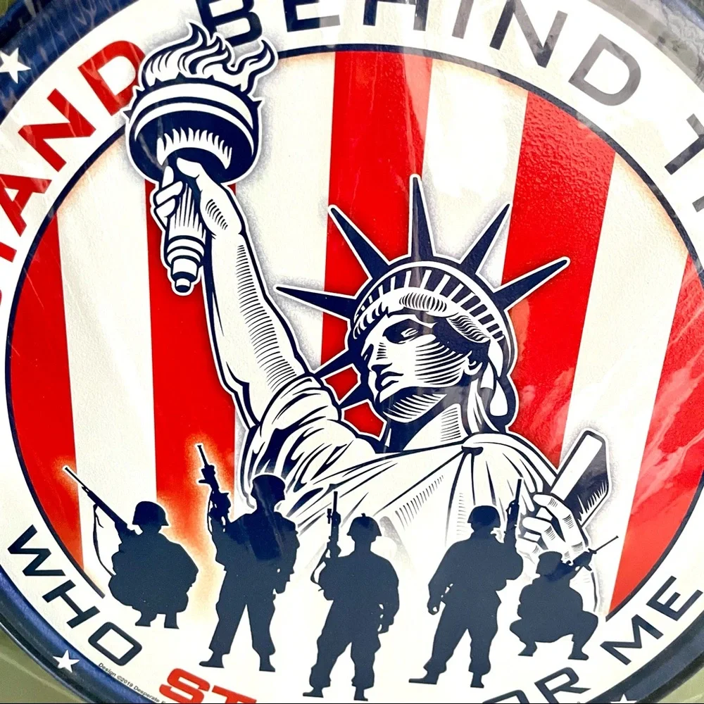 NEW I Stand Behind Those Who Stand For Me Metal Sign
